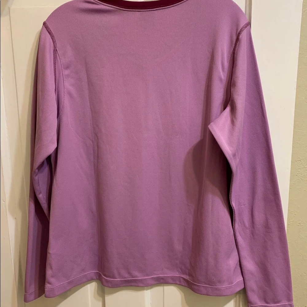 Ladies Nike Dry-Fit V-neck Athletic Top, Size L - Picture 5 of 8